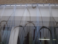Szalagfüggöny aluminium felfüggesztéssel