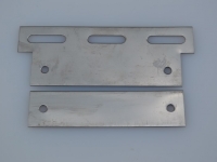 Inox lemezpár 100 mm