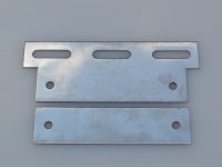 Inox lemezpár 100 mm