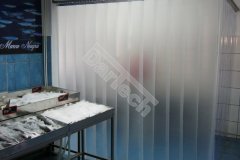 Térelválasztó PVC szalagból, PVC táblából