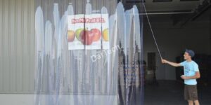 Elhúzható PVC szalagfüggöny