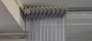 elhúzható pvc harmonika hőfüggöny
